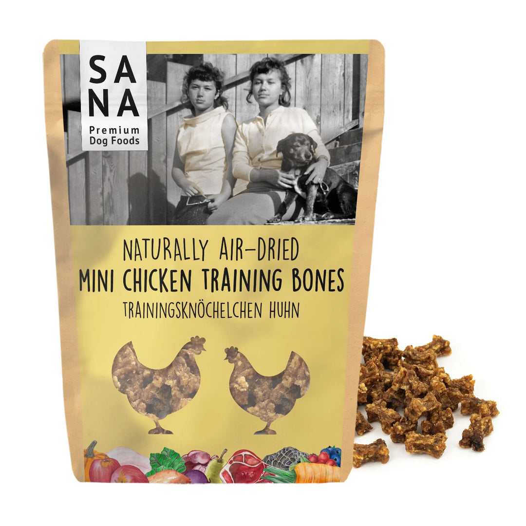 Sana Dog mini skanėstai su vištiena treniruotėms (100 g.)