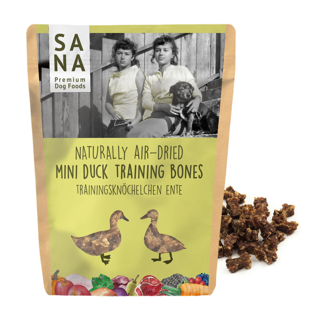 Sana Dog mini skanėstai su antiena treniruotėms (100 g.)