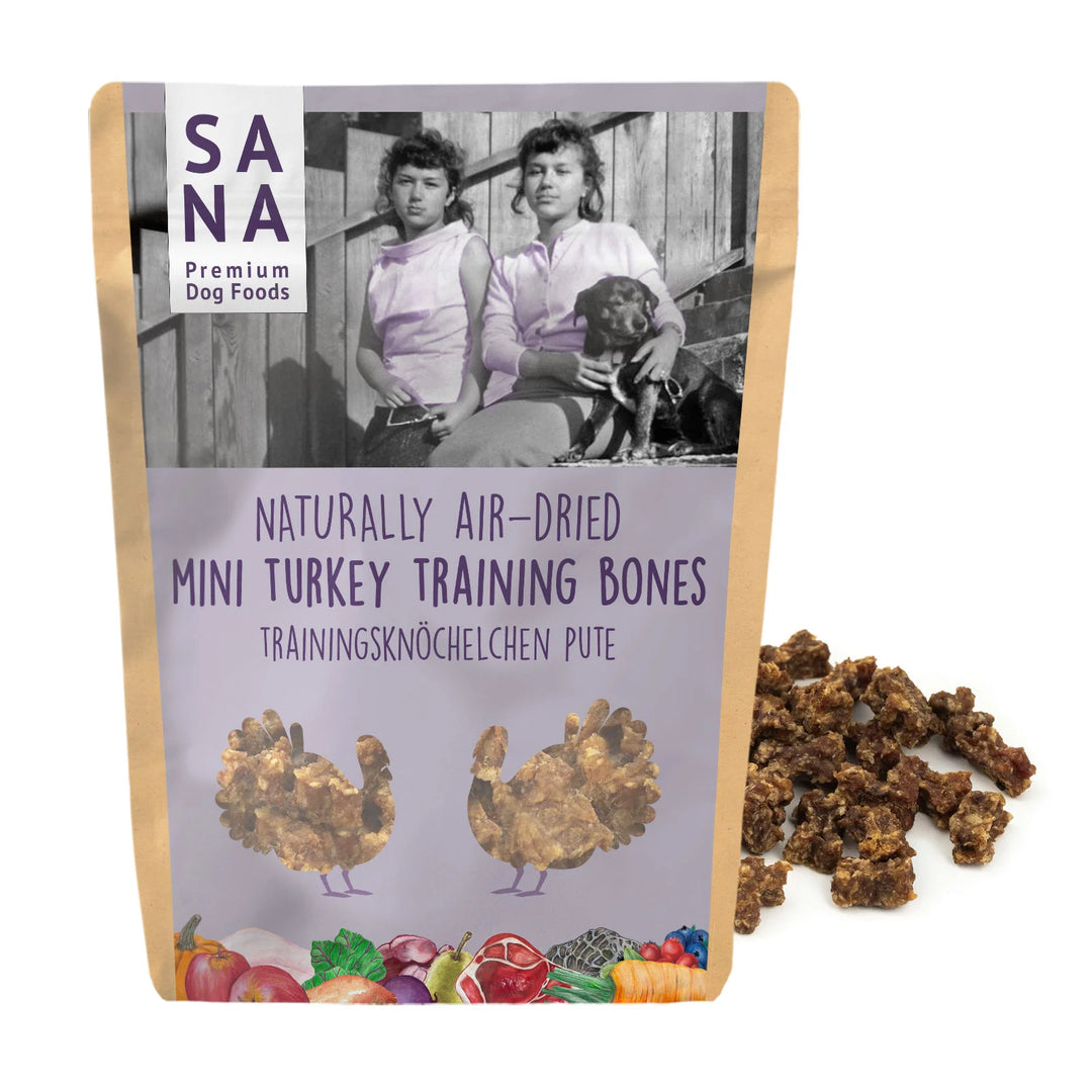 Sana Dog mini skanėstai su kalakutiena treniruotėms (100 g.)
