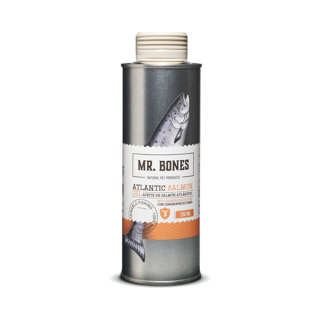 Mr. Bones atlantinių lašišų aliejus šunims (250 ml.)