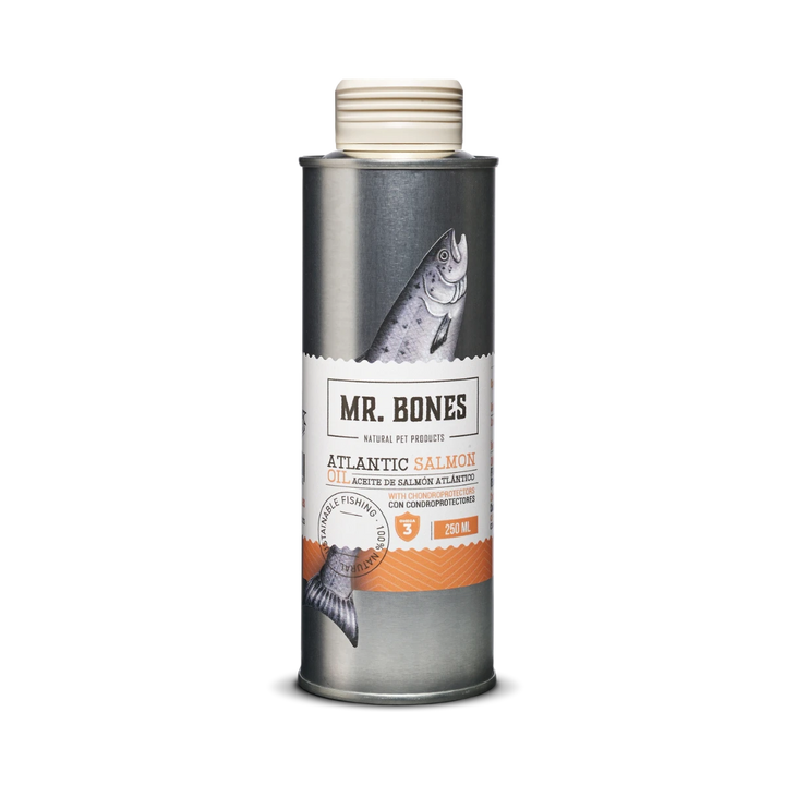 Mr. Bones atlantinių lašišų aliejus šunims (250 ml.)