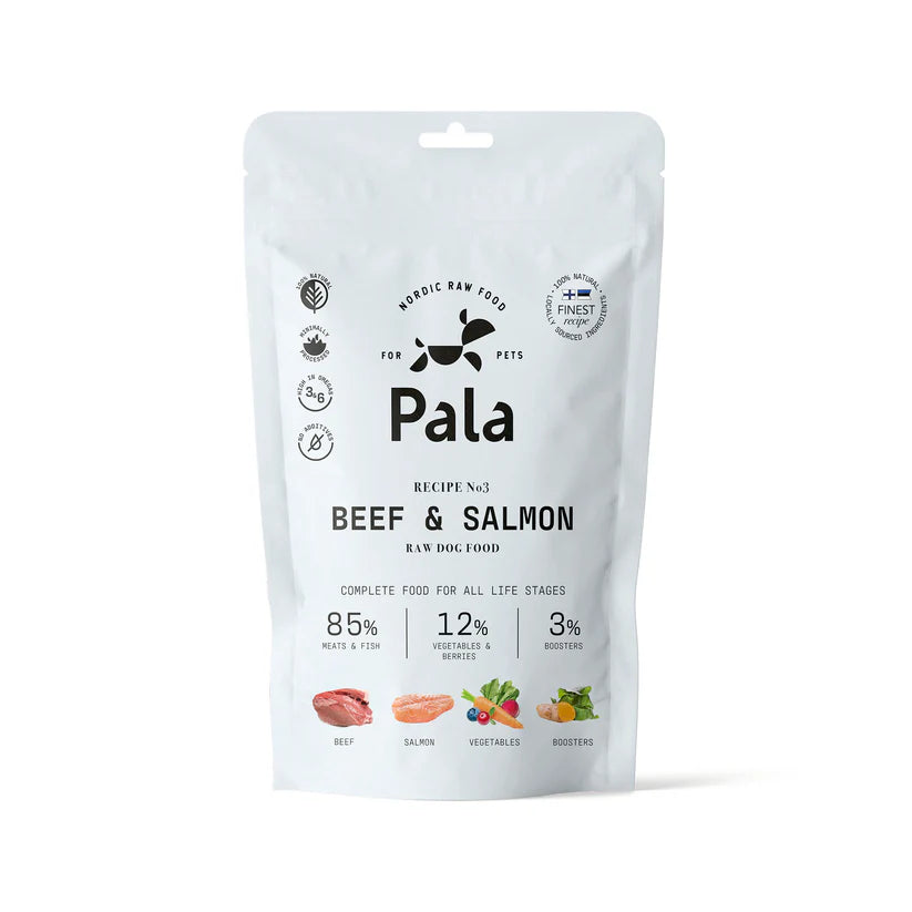 Pala receptas #3 jautiena ir lašiša (100 g.)