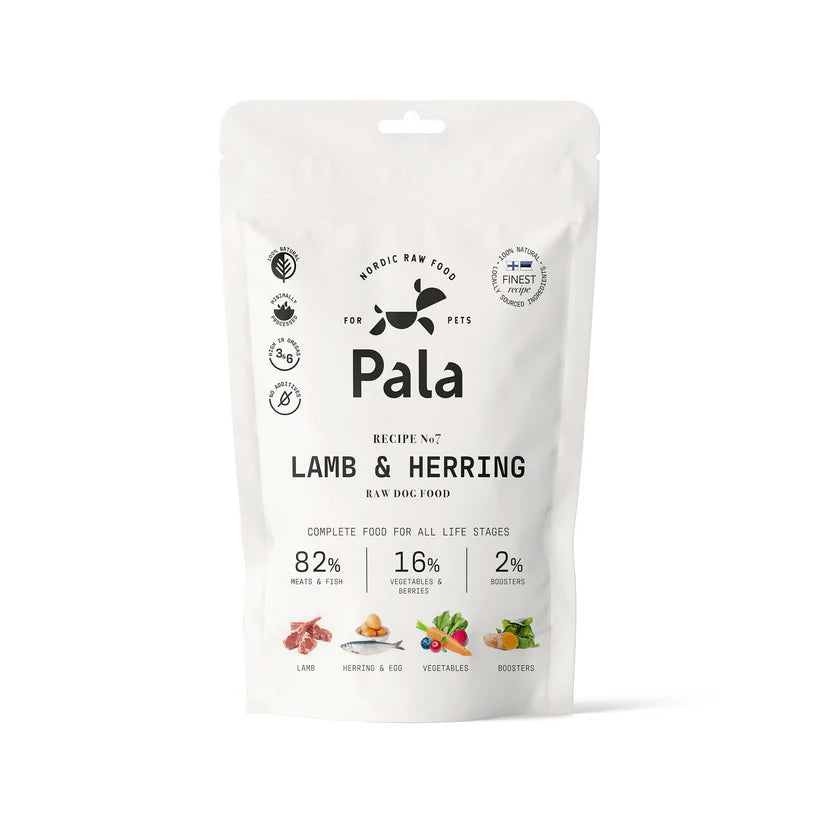 Pala receptas #7 ėriena ir silkė (100 g.)