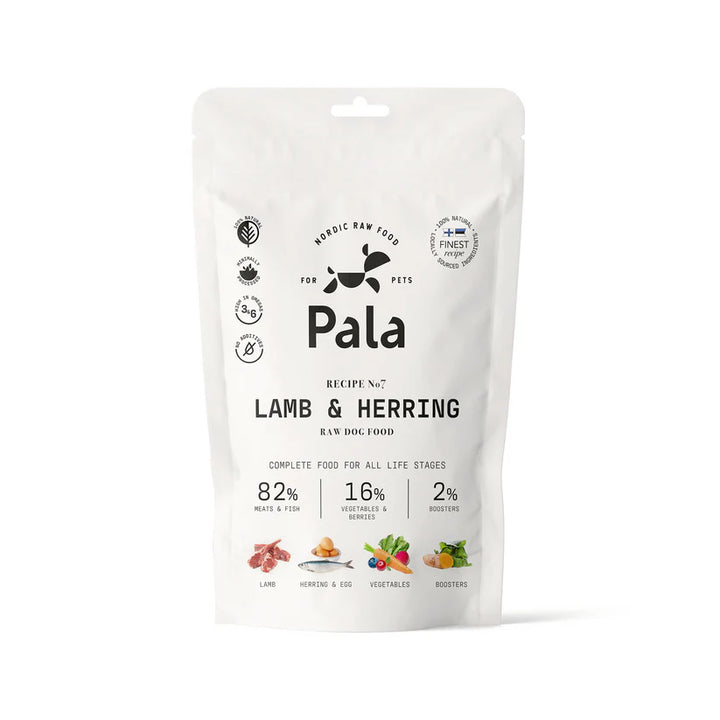 Pala receptas #7 ėriena ir silkė (100 g.)