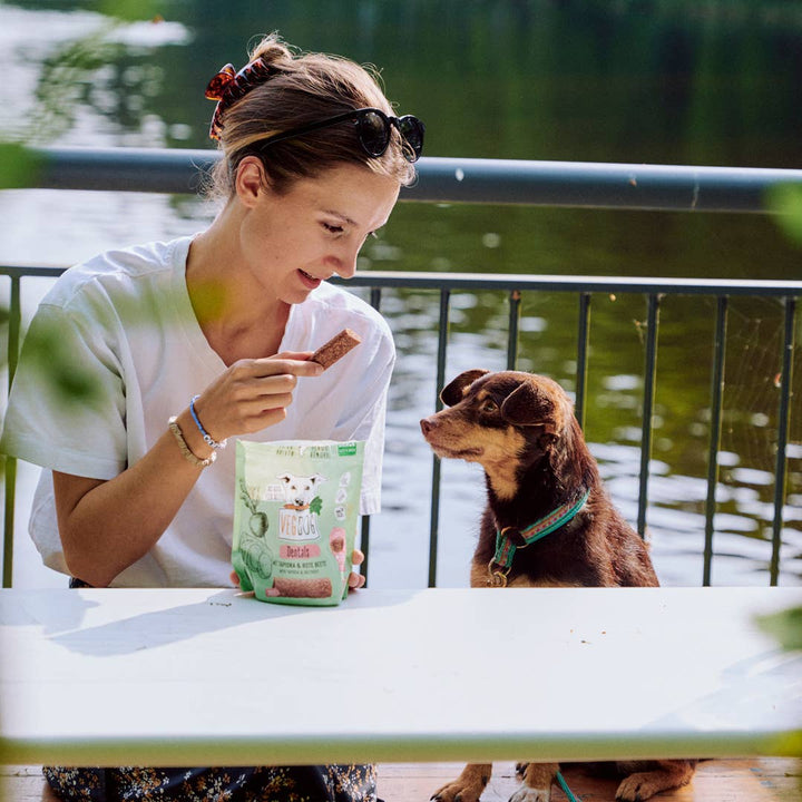 VEGDOG DENTALS augaliniai dantų priežiūros kramtukai šunims (120 g.)