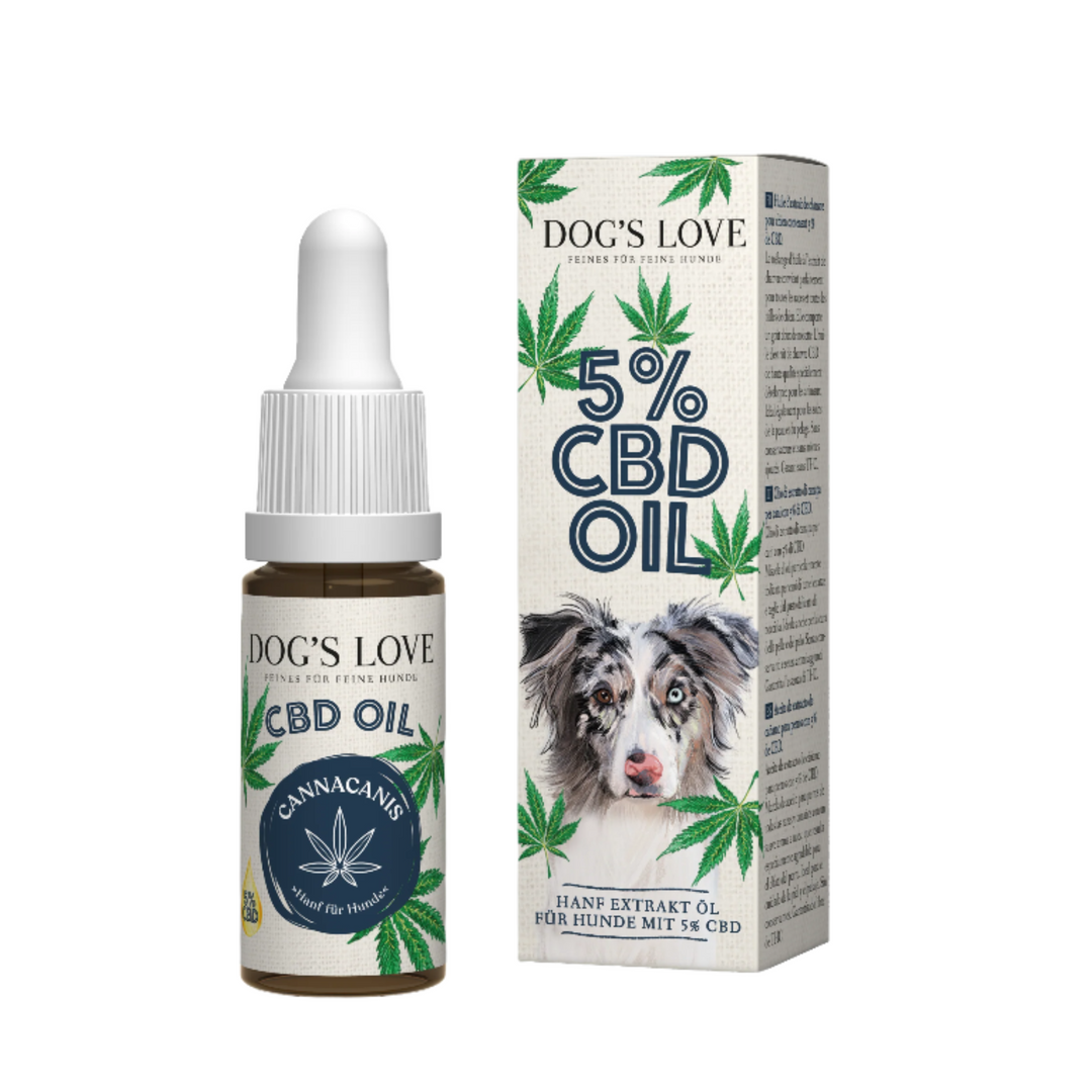 DOG'S LOVE CBD lašiukai (5%) šunims (10 ml.)