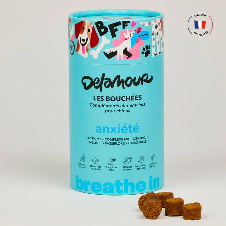 Delamour natūralūs maisto papildai - nerimui ir stresui raminti (90 vnt.)