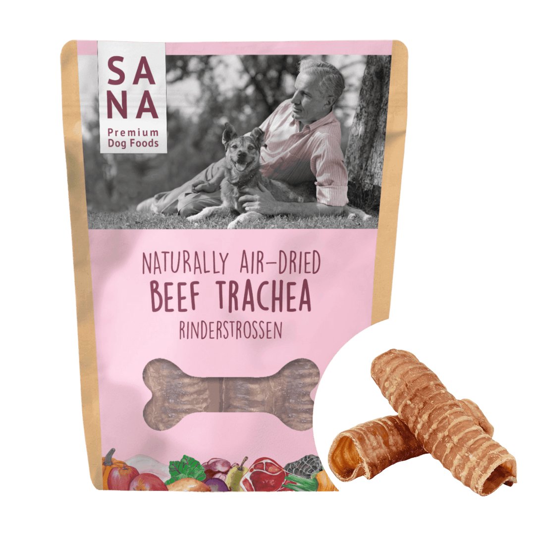 Sana Dog ore džiovinta jaučio trachėja gabaliukais šunims (250 g.)