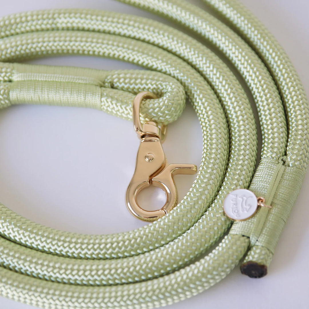 Furlou Braided Bow Tie - Lime Green
