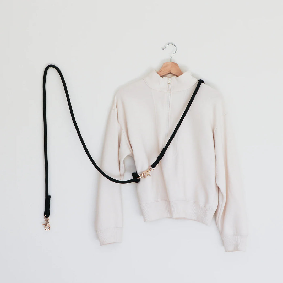 Furlou braided multifunctional leash - Black