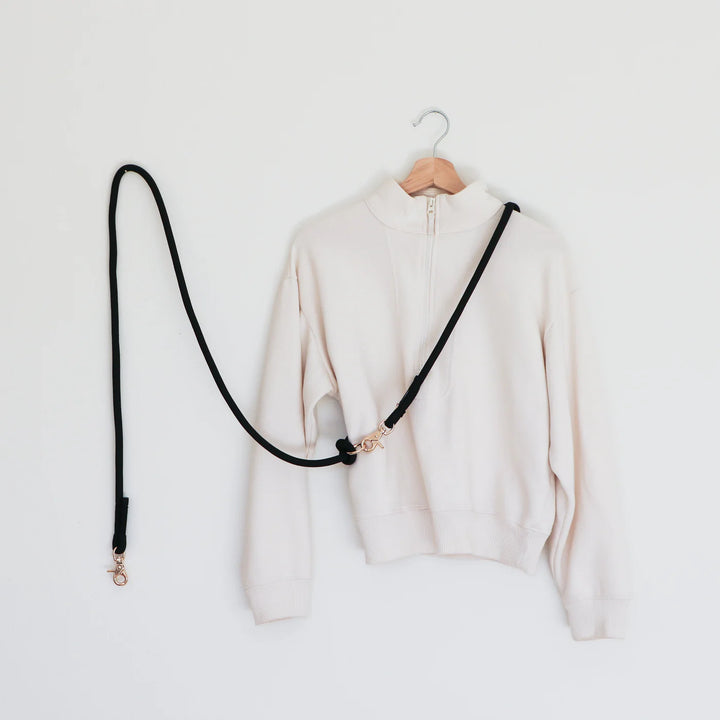 Furlou braided multifunctional leash - Black