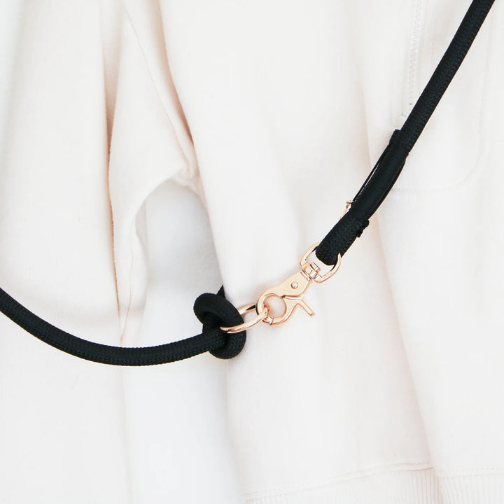 Furlou braided multifunctional leash - Black