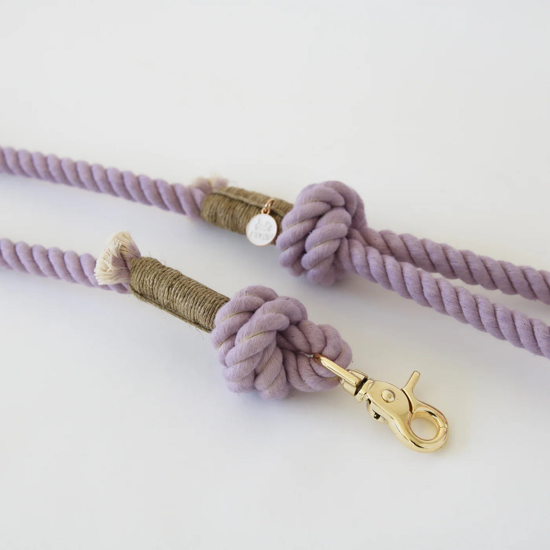 Furlou Rope Leash - Lavender Fields
