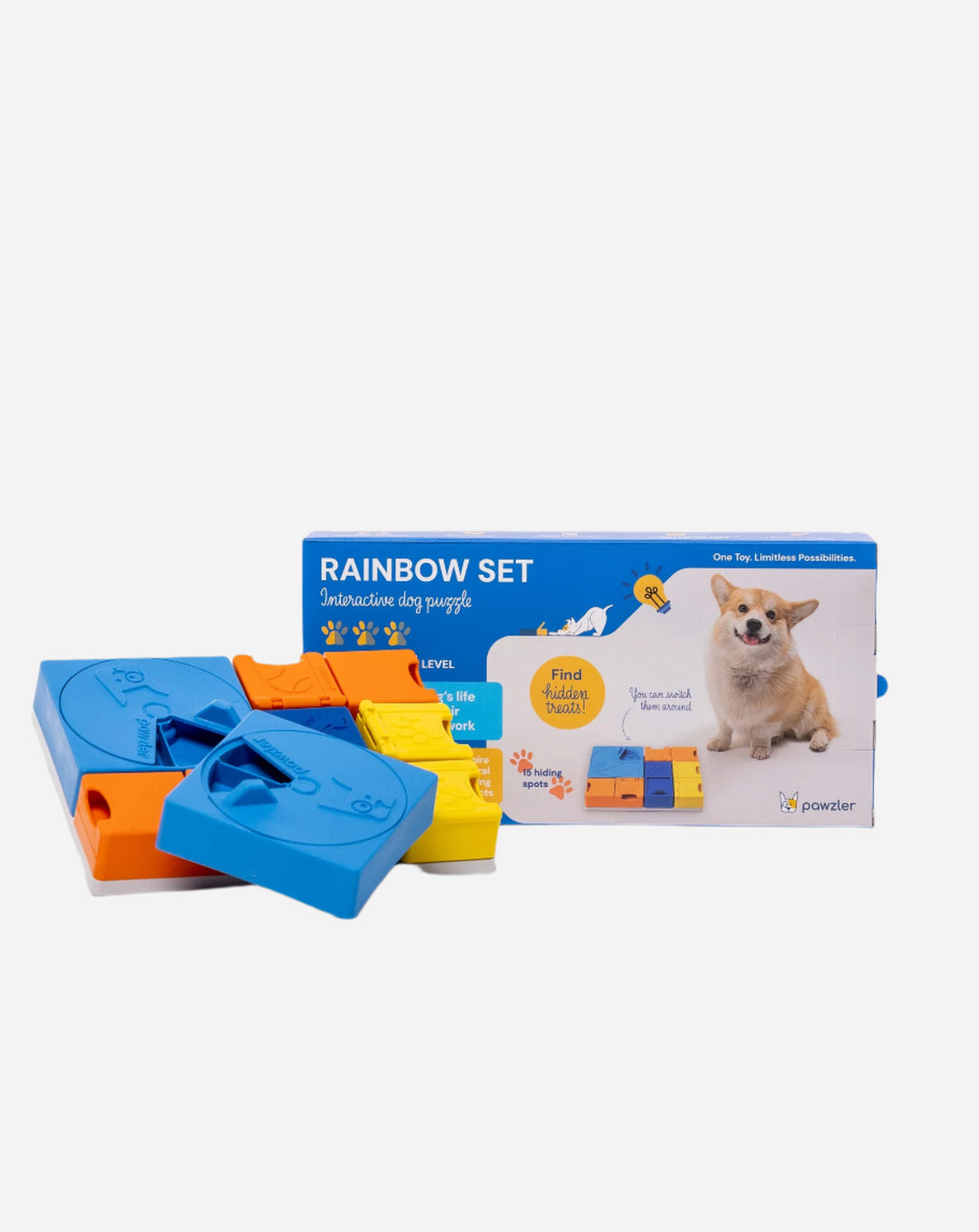 Pawzler interaktyvus žaislas šunims - Rainbow set