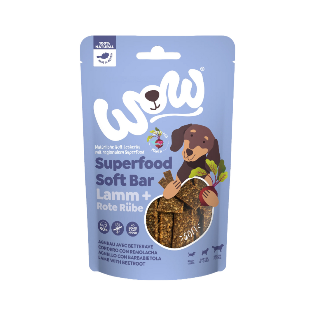 WOW SUPERFOOD su ėriena su raudonaisiais burokėliais (150 g.)