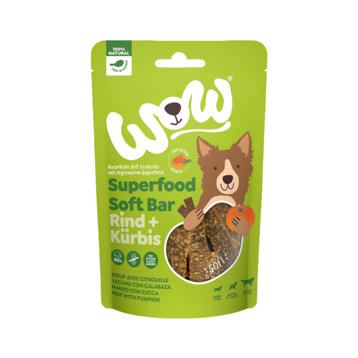 WOW SUPERFOOD su jautiena ir moliūgais (150 g.)