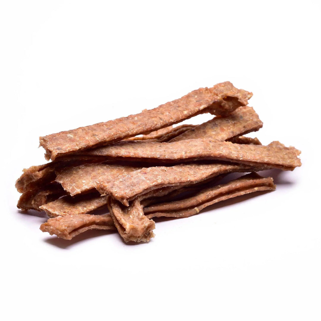 Bunch. Kramtomosios lazdelės šunims su jautiena ir lašišų aliejumi (500 g.)