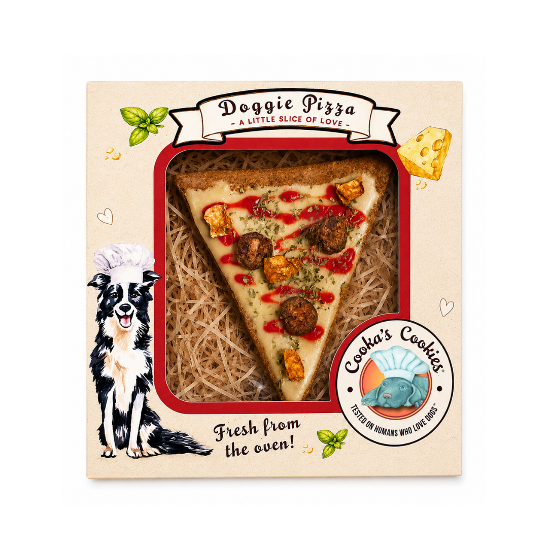 Cooka’s Cookies Doggie Pizza gurmaniškas skanėstas šunims (45 g.)
