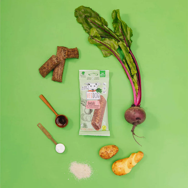 VEGDOG DENTALS XL augalinis dantų priežiūros kramtukas šunims (100 g.)