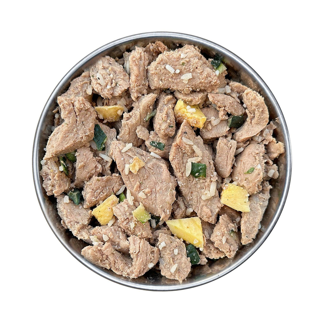 Fidelis virta šviežia vištiena su ryžiais, cukinija ir mangais (400 g.)