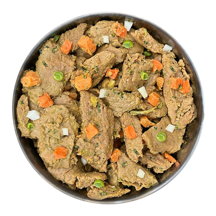 Fidelis virta šviežia ėriena su saldžiomis bulvėmis, obuoliais ir lęšiais (400 g.)