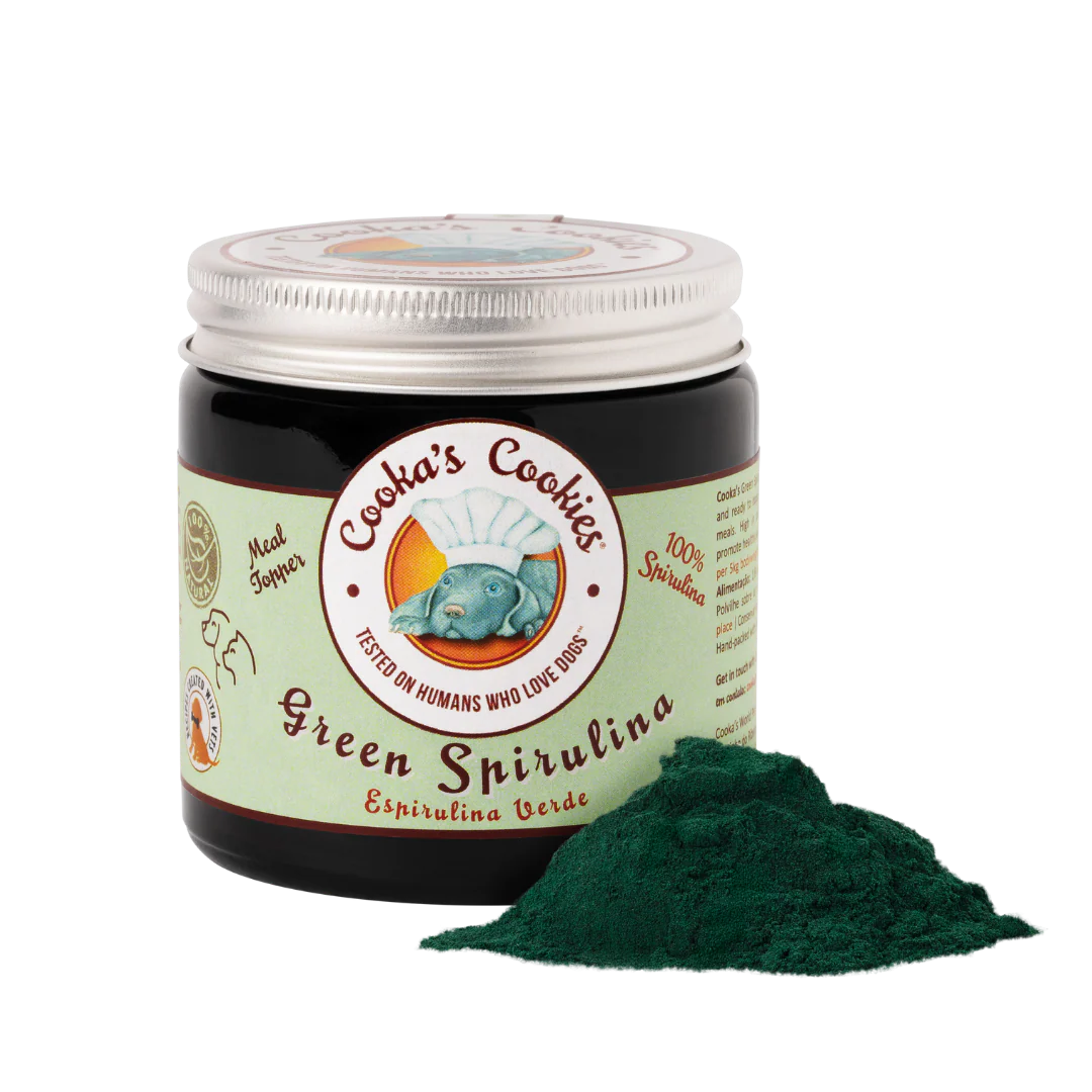 Cooka's Cookies žalioji spirulina