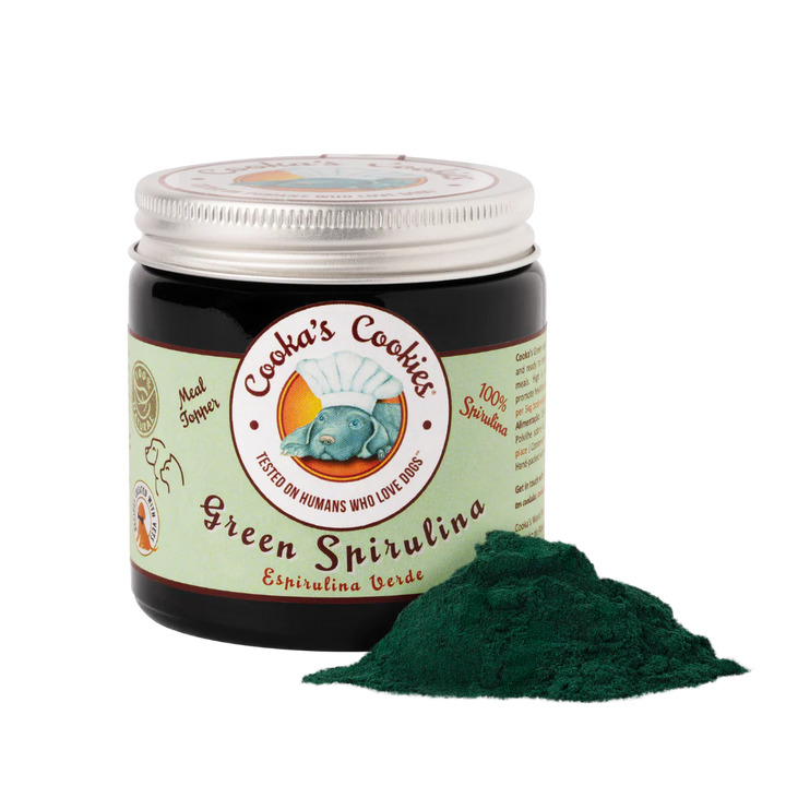 Cooka's Cookies žalioji spirulina