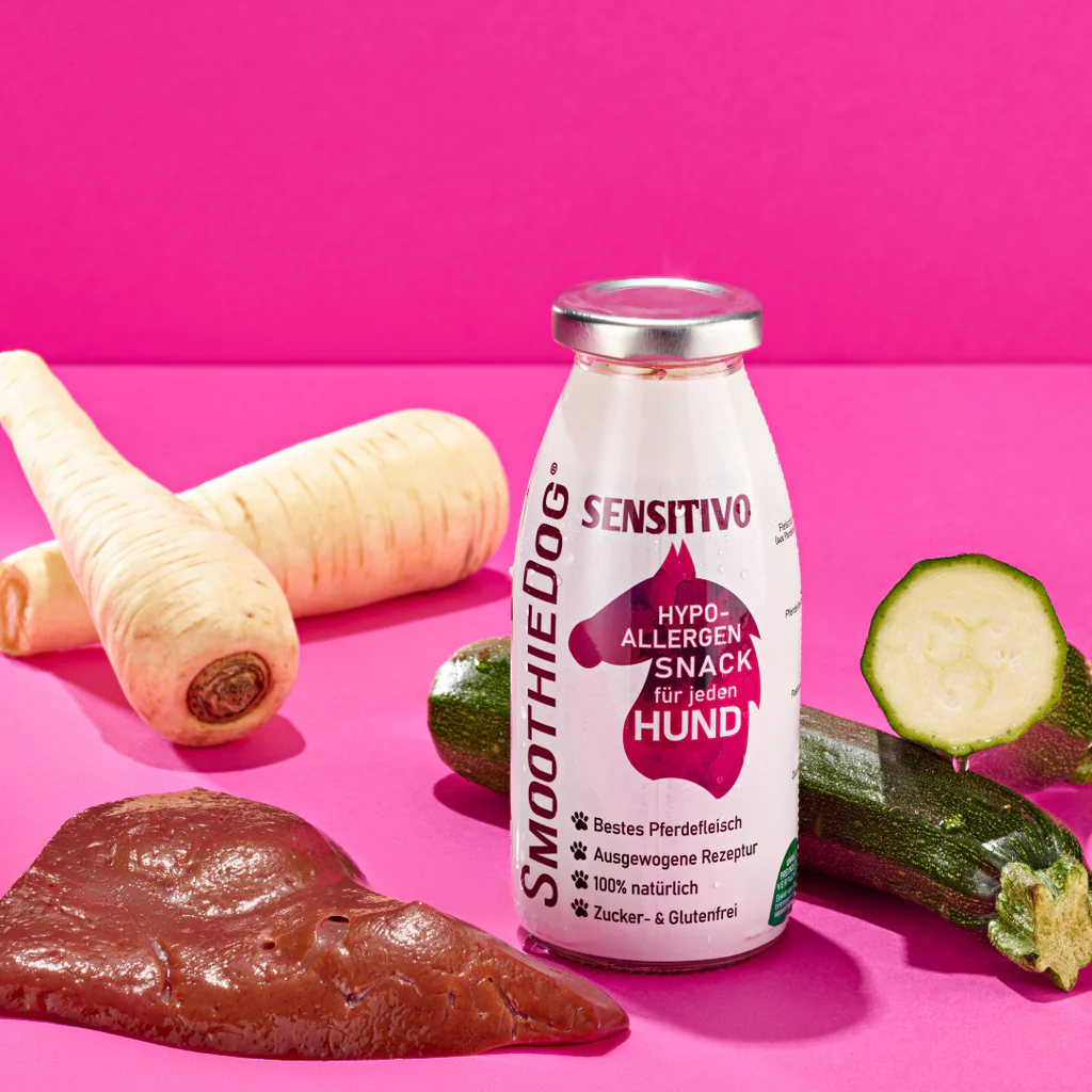 Hipoalerginis SmoothieDog glotnutis šunims su arkliena
