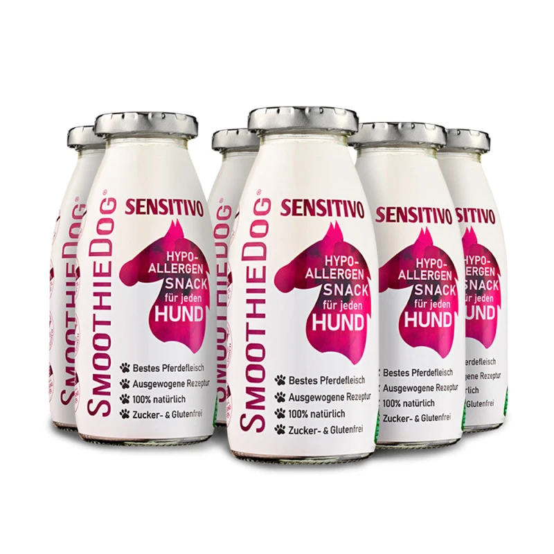 Hipoalerginis SmoothieDog glotnutis šunims su arkliena