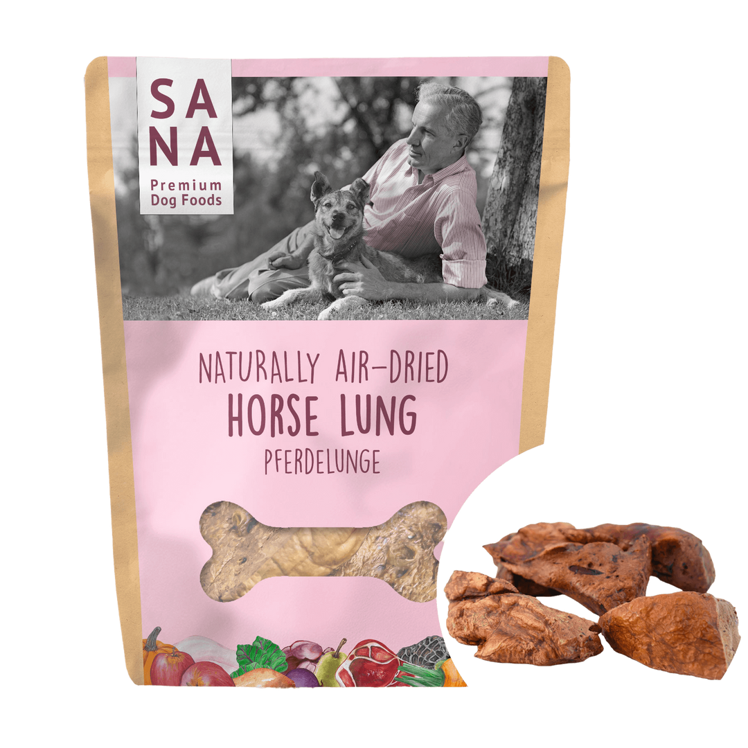 Sana Dog džiovinti arklio plaučiai šunims (150 g.)