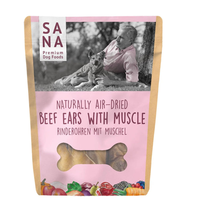 Sana Dog jautienos ausys su raumenimis (2 vnt.)