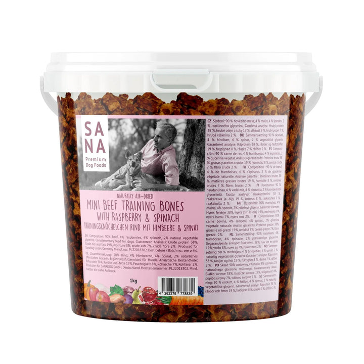 Sana Dog mini treats with beef for training (1 kg.)