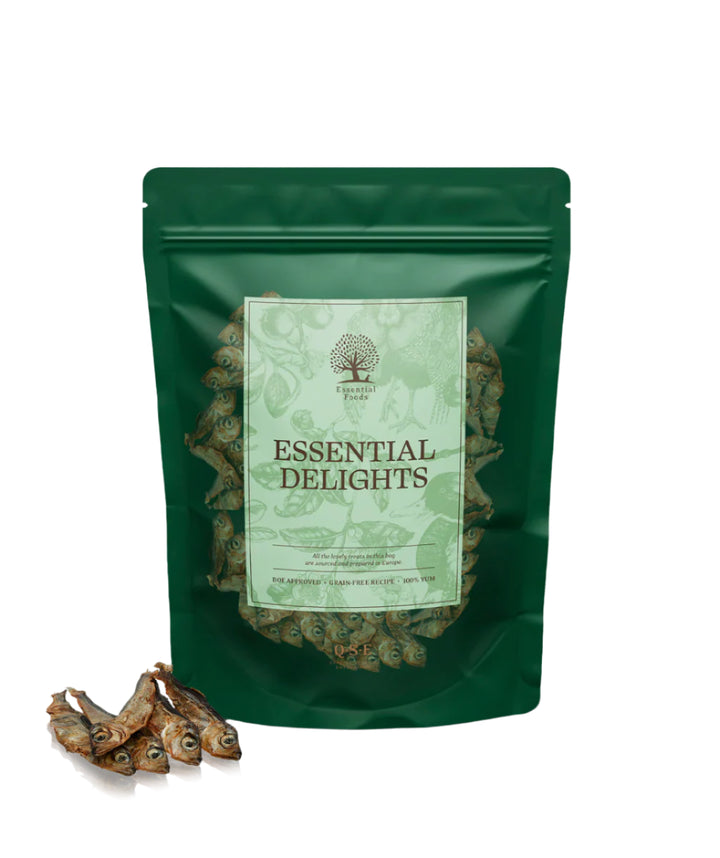 Essential žuvies skanėstai (90 g.)
